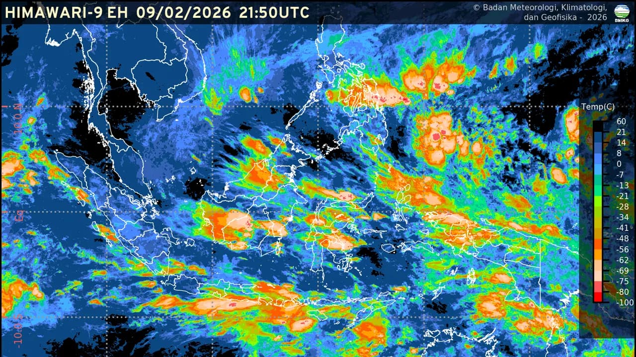 Analisis Dinamika Atmosfer 10 Februari 2026: Pola Hujan Petir dan Implikasinya bagi Wilayah Urban Indonesia