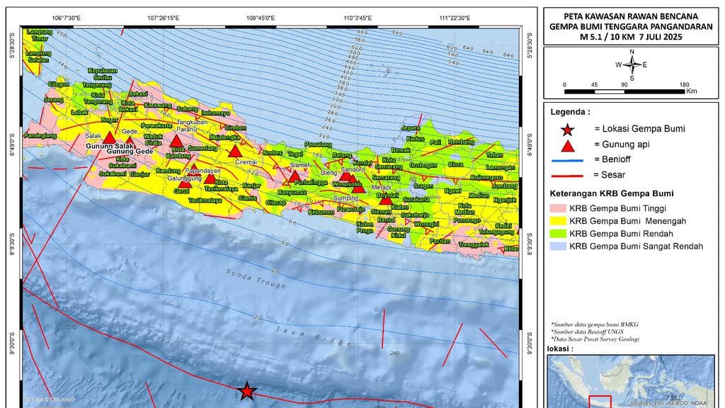Analisis Geologis: Gempa Magnitudo 4.8 di Pangandaran dan Implikasinya bagi Kesiapsiagaan Wilayah Pesisir Selatan Jawa