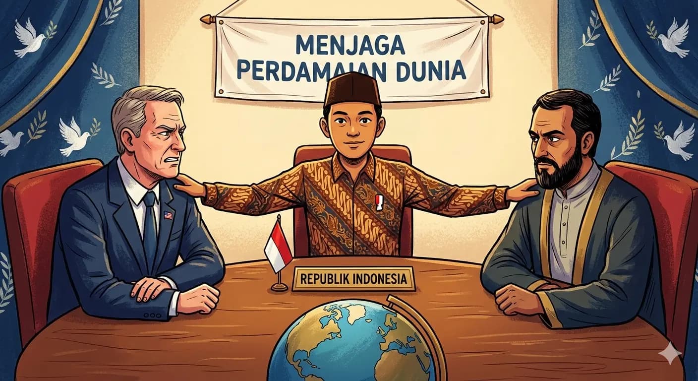 Navigasi Diplomasi Indonesia di Tengah Arus Perdamaian Global: Antara Prinsip dan Realitas Politik