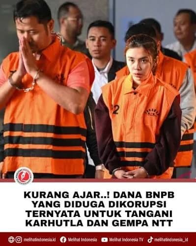 Dana BNPB yang Diduga Dikorupsi Ternyata untuk Tangani Karhutla-Gempa NTT