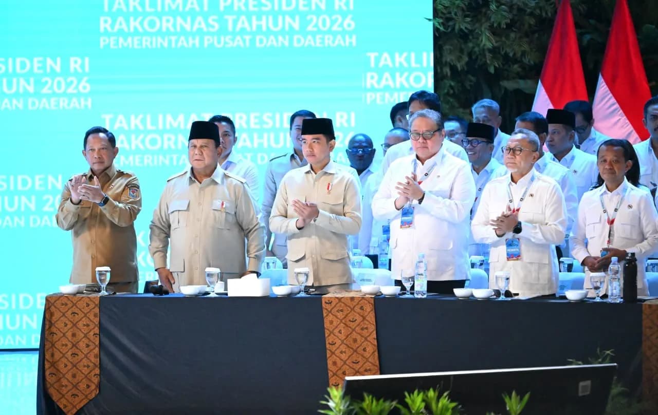 Prabowo Cari KDM di Rakornas TPAKD: Yang Paling Dekat Nggak Hadir